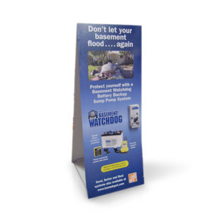 cardboard paper publicity display stand